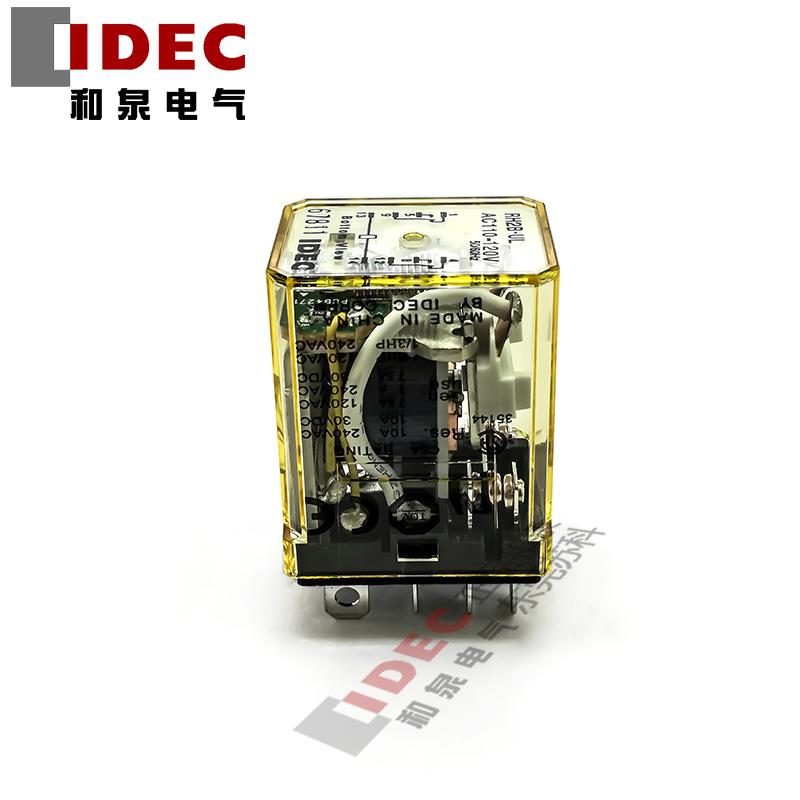 原装正品IDEC和泉中间继电器RH2B-UL-AC110-120V 带灯