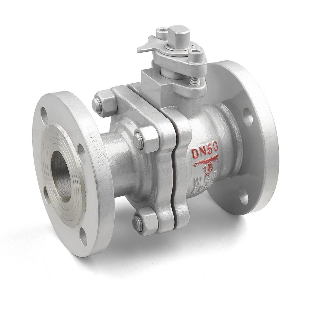 上海阀门二厂 中字牌 高性能Q41F-16P法兰球阀/铸钢/不锈钢