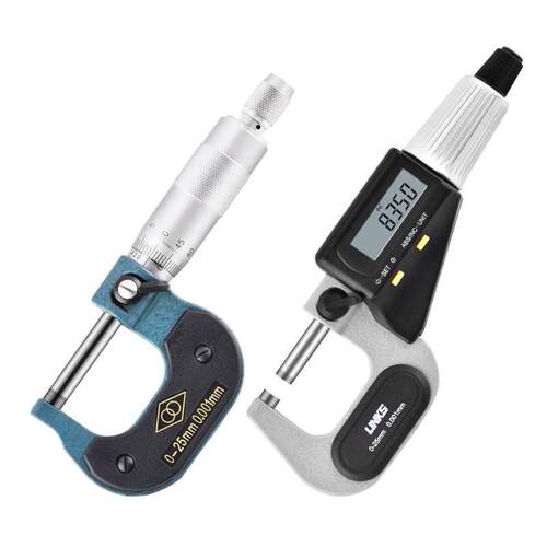 哈量外径千分尺0-25 50 75mm机F械高精度分离丝螺旋测微仪器数显