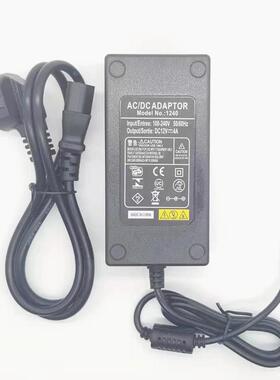 适用Roland罗兰数码电子钢琴F-120/104R开关电源线 12V4A适配器线