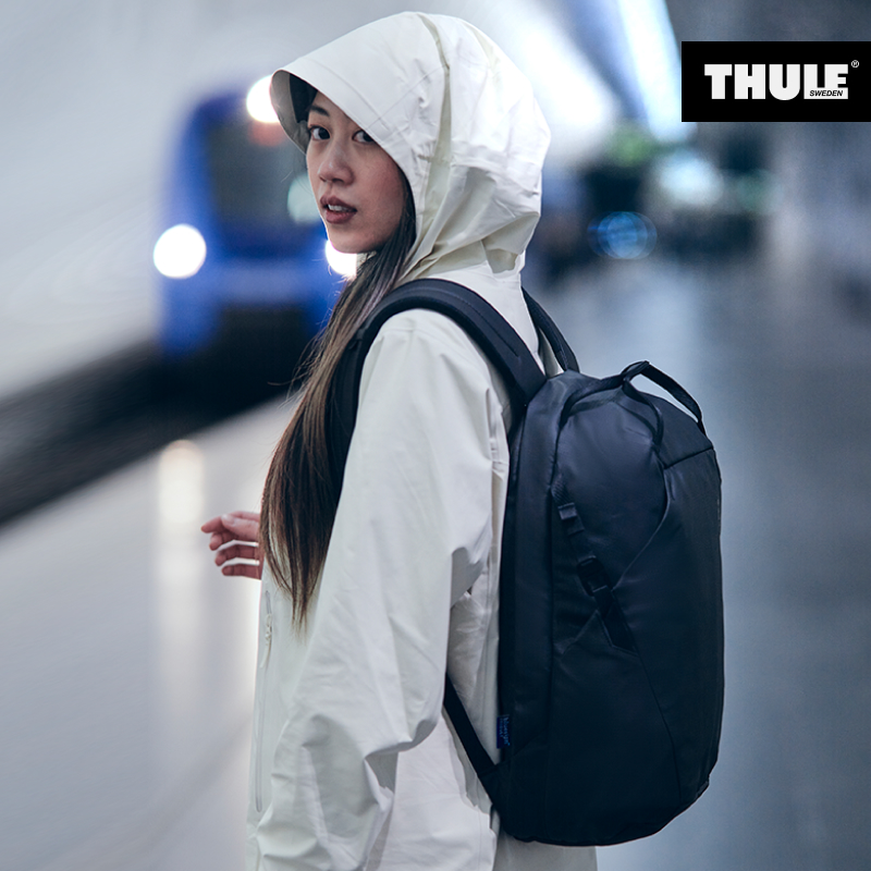 Thule Tact悦动16L/21L城市通勤多功能旅行户外双肩背包防水防刮