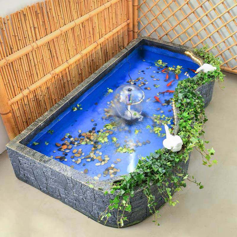 庭院花园鱼池风水缸装饰别墅喷泉景观阳台造景户外招财流水摆件