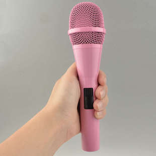 新款粉红色 家用KTV有线话筒 专业K歌麦克风卡拉OK动圈麦手持带线