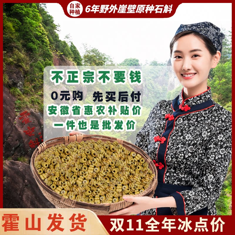 正宗霍山铁皮石斛石斛风斗纯粉滋补正品官方旗舰店中药材500g