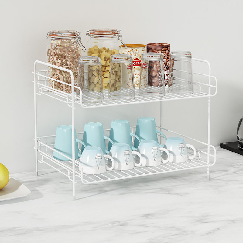 速发收杯架子置物架沥水多层桌面放取杯子杯纳办公室茶水红酒玻璃