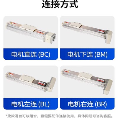 全封闭直线滑f台内嵌式丝杆模组TOYO同款电动滑台高精度防尘模组