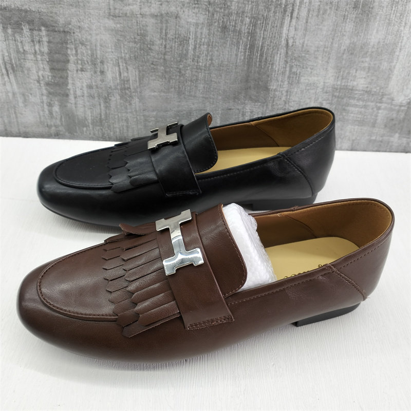 撤柜处理折扣品牌女鞋2026春新款流苏平底乐福鞋英伦小皮鞋女单鞋,女鞋,深口单鞋,淘宝优惠券,粉丝福利购,淘宝优惠卷