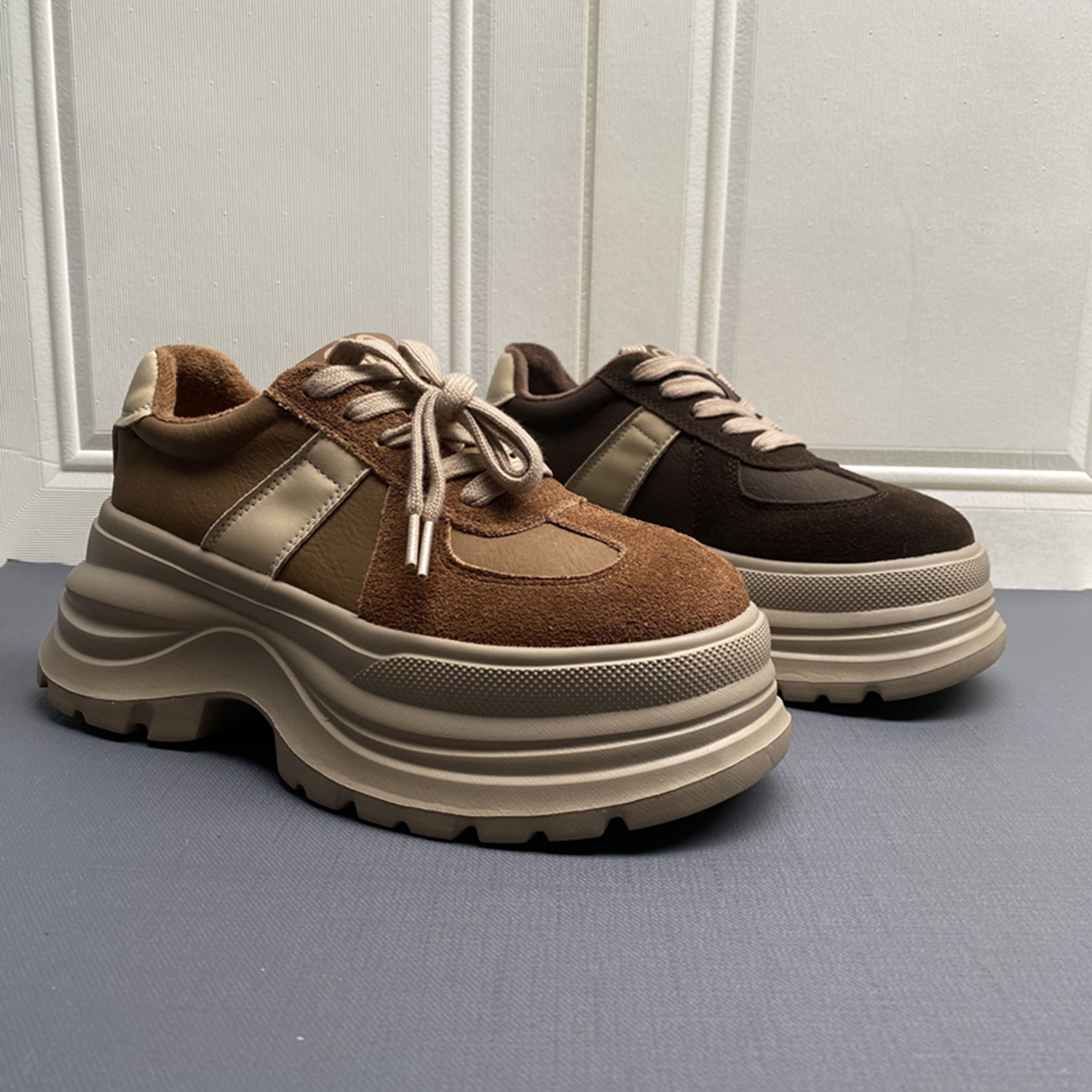 撤柜处理折扣外贸女鞋2025冬新款老爹鞋舒适百搭休闲增高女棉鞋