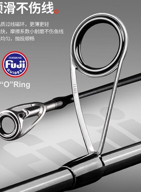 池刃路肯特远投路亚竿直柄微物竿富士导环鱼竿Nul碳素抛竿新手套