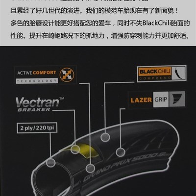 德国马牌GP5000自行车真空胎Grand priFx STR 公路车 轮胎700*25c