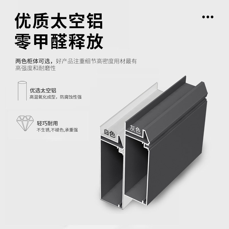 滚筒洗衣机保护罩小户型太空铝冼衣机伴J侣平板柜子阳台置物架单