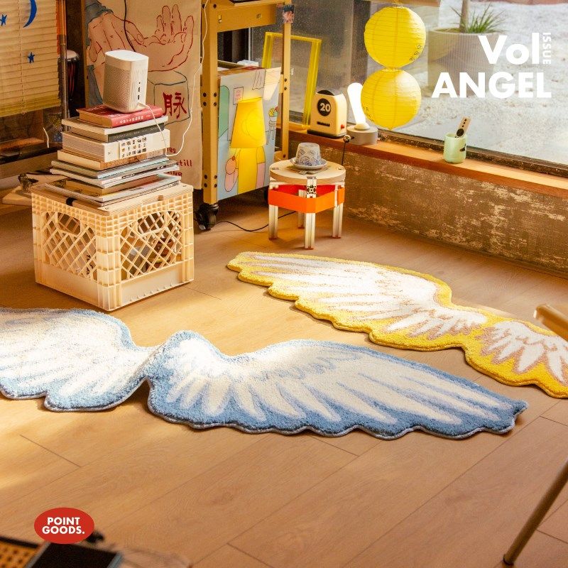 泡腾PoaintLab天使之翼加厚植绒长条卧室衣帽间地毯床边毯少,居家布艺,床边毯,淘宝优惠券,粉丝福利购,淘宝优惠卷