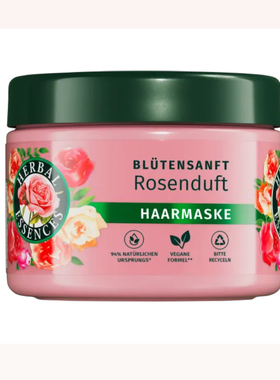 德国代购【5件包邮】Herbal Essences草药精华玫瑰香发膜300ml