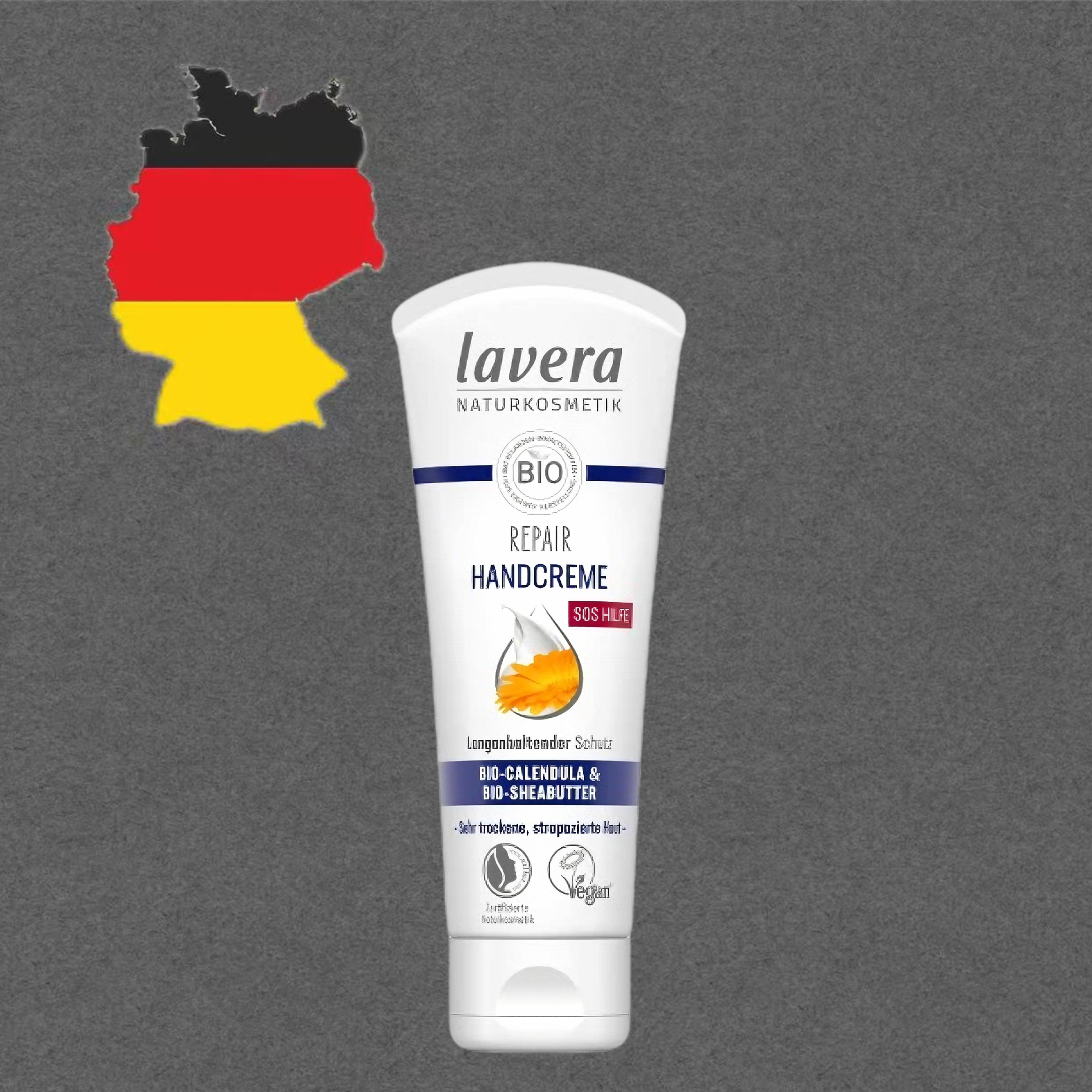 德国代购【满300包邮】lavera金盏花和乳木果油修复护手霜75ml
