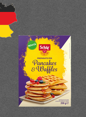 德国代购【全场满300包邮】Schar无麸质煎饼华夫饼预拌粉350g