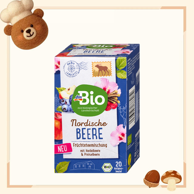 德国代购【全场满300包邮】dmBio南欧浆果茶40g