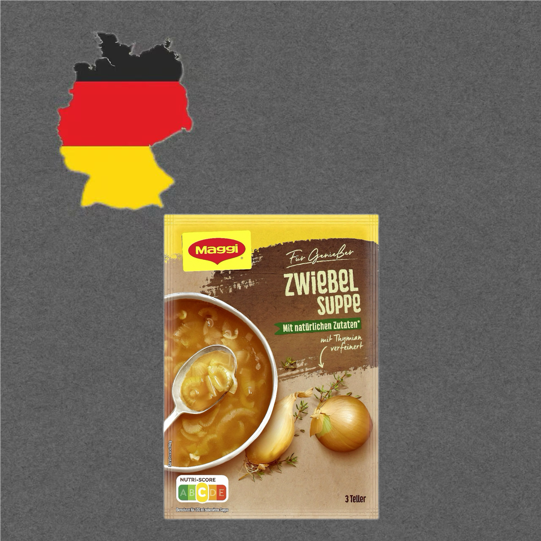 德国代购《全场满300包邮》Maggi醇享洋葱汤料理包61g