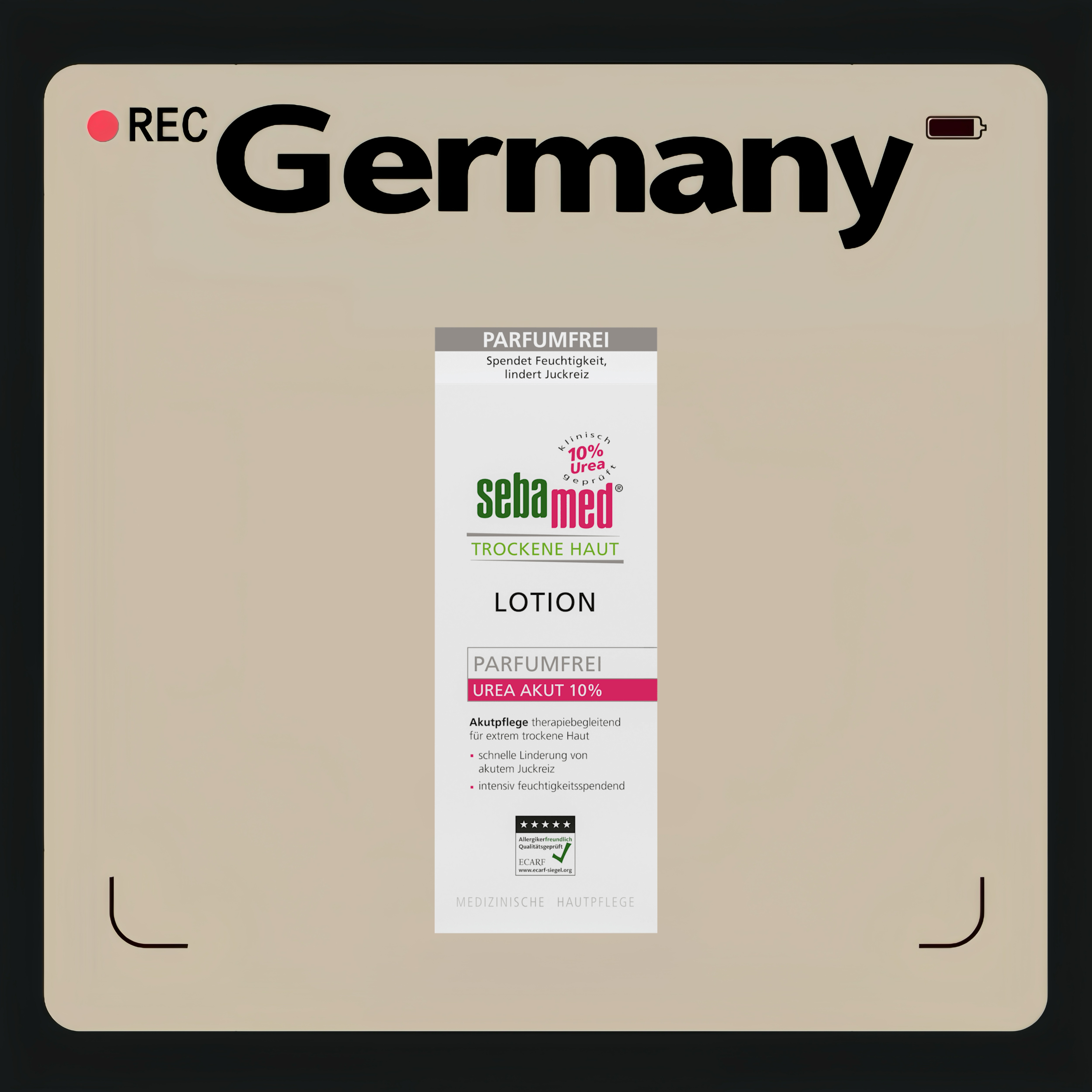 德国代购【全场满300包邮】sebamed无香尿素身体乳200ml