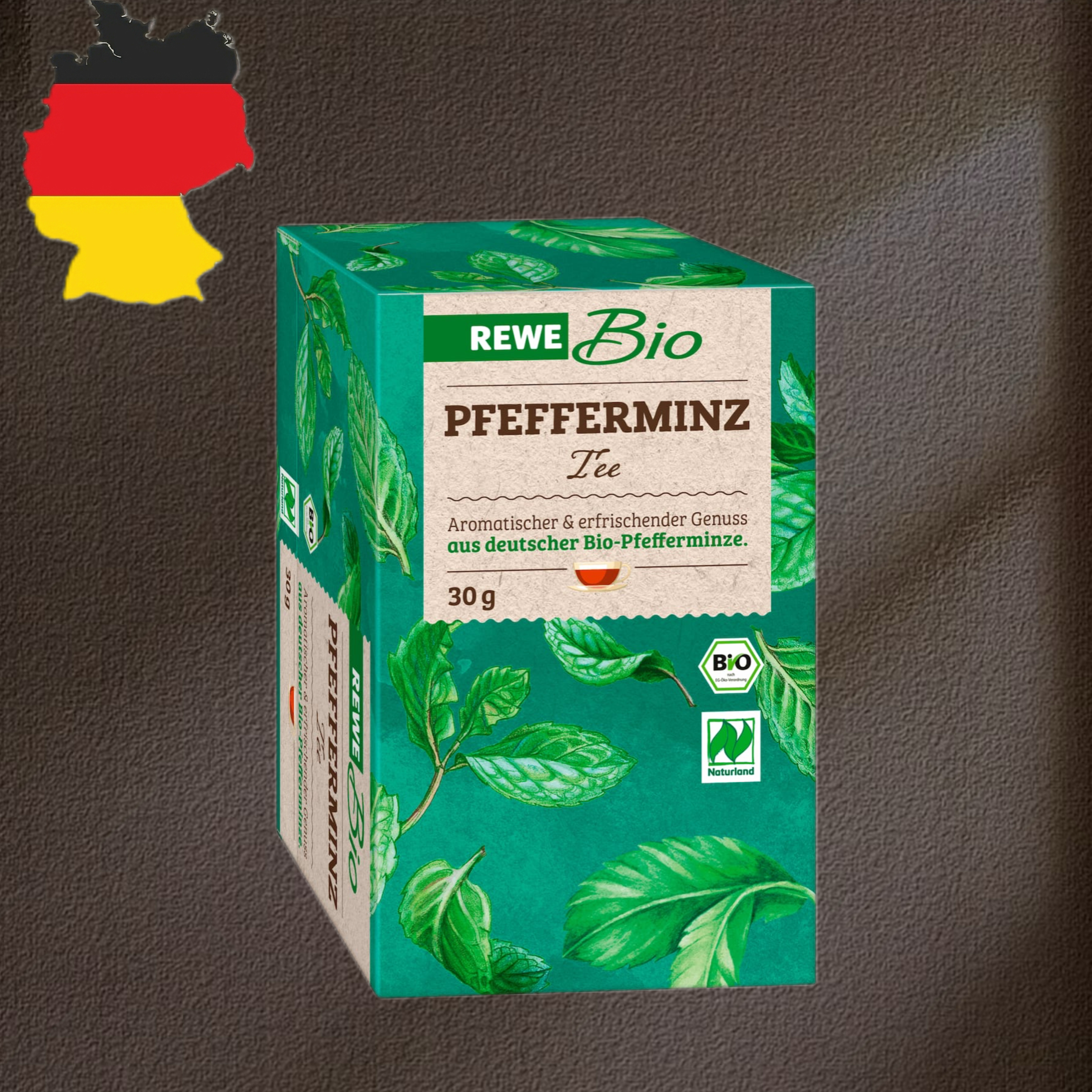 德国代购【全场满300包邮】REWE有机胡椒薄荷茶30g