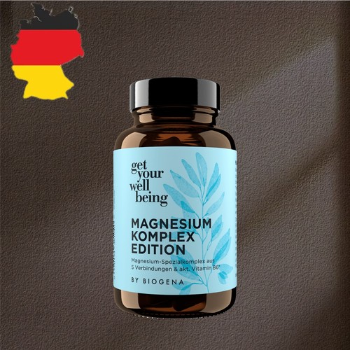 德国代购【全场满300包邮 】Biogena复合镁维生素胶囊60粒，46g