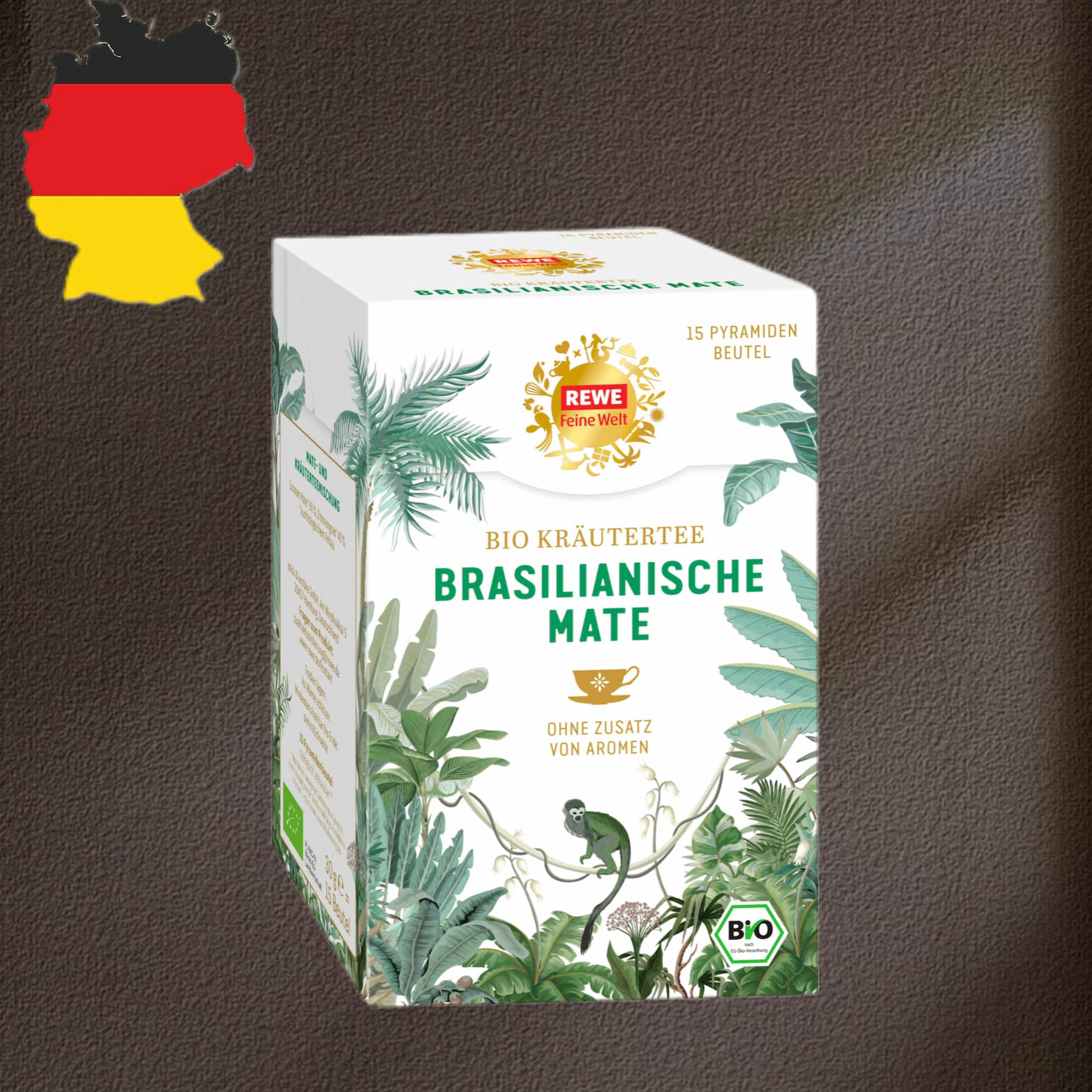 德国代购【全场满300包邮】REWE有机巴西马黛茶30g