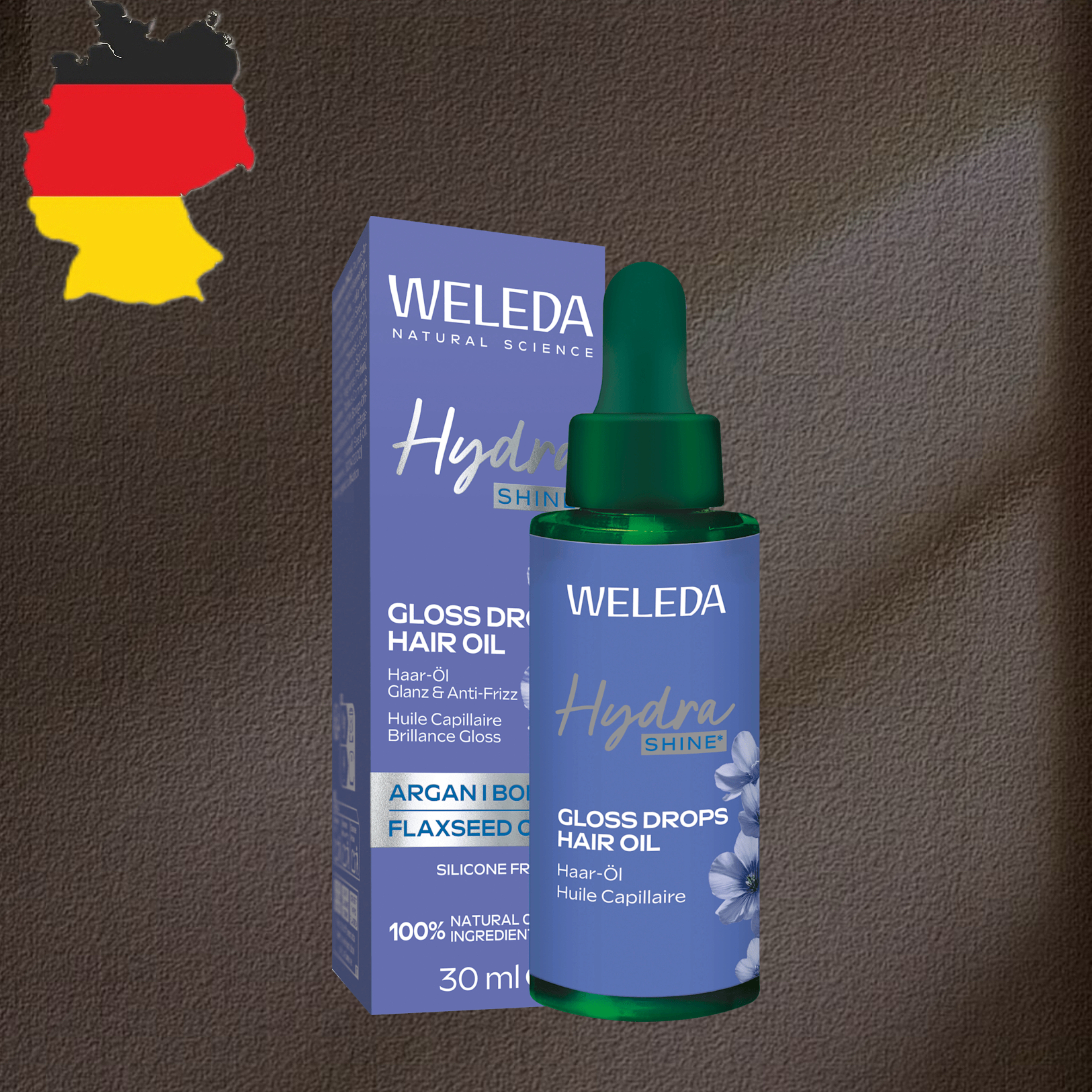 德国代购【全场满300包邮】WELEDA闪闪发油30ml