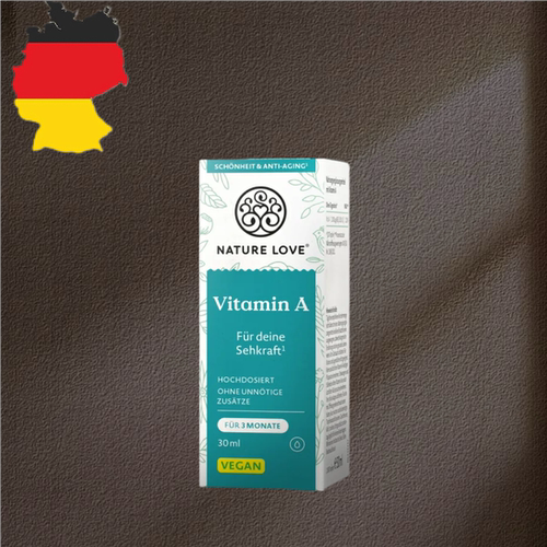 德国代购【全场满300包邮】Nature love维生素A滴剂30ml