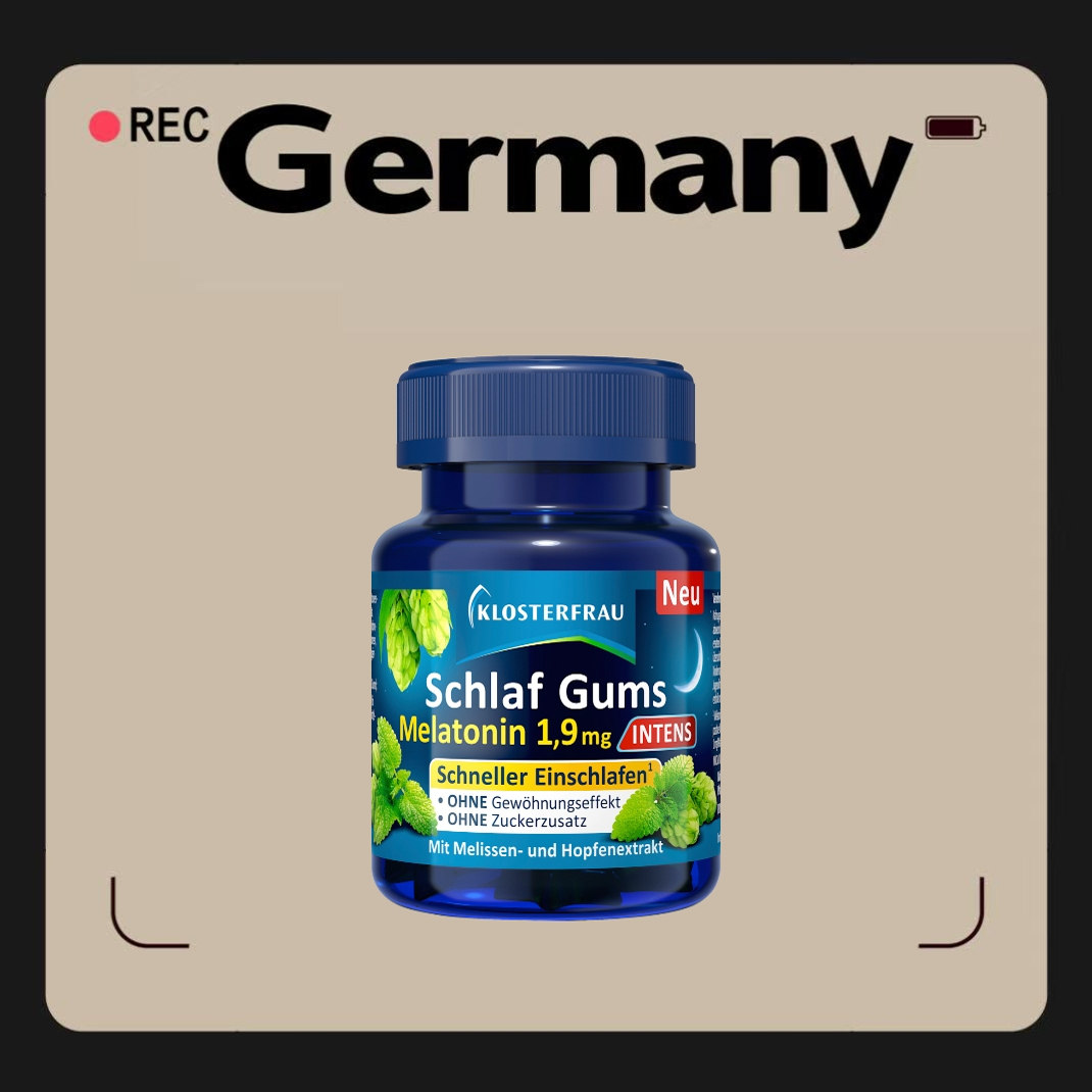 德国代购【全场满300包邮】Klosterfrau褪黑素软糖1.9mg30粒