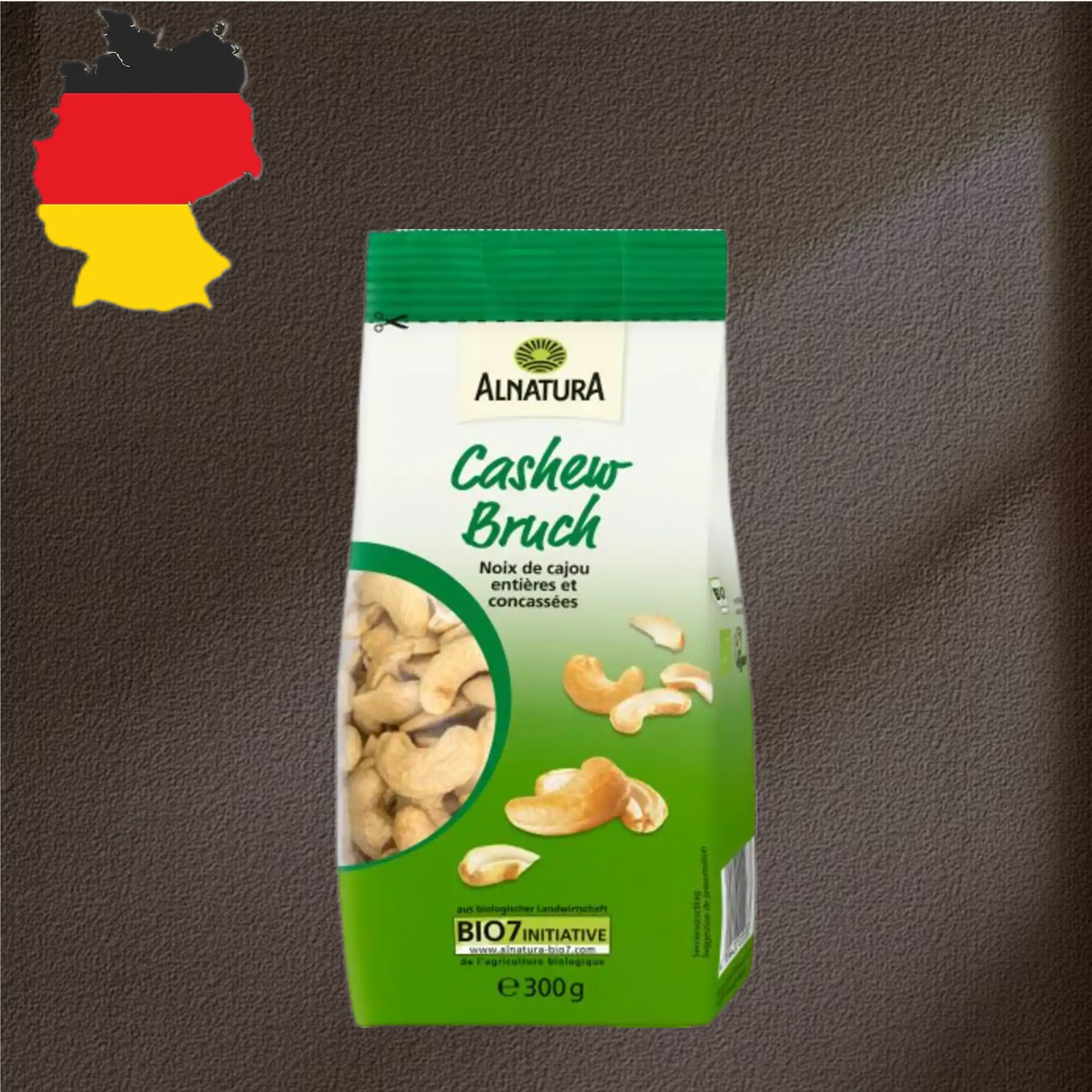 德国代购【全场满300包邮】Alnatura安娜图拉有机腰果300g