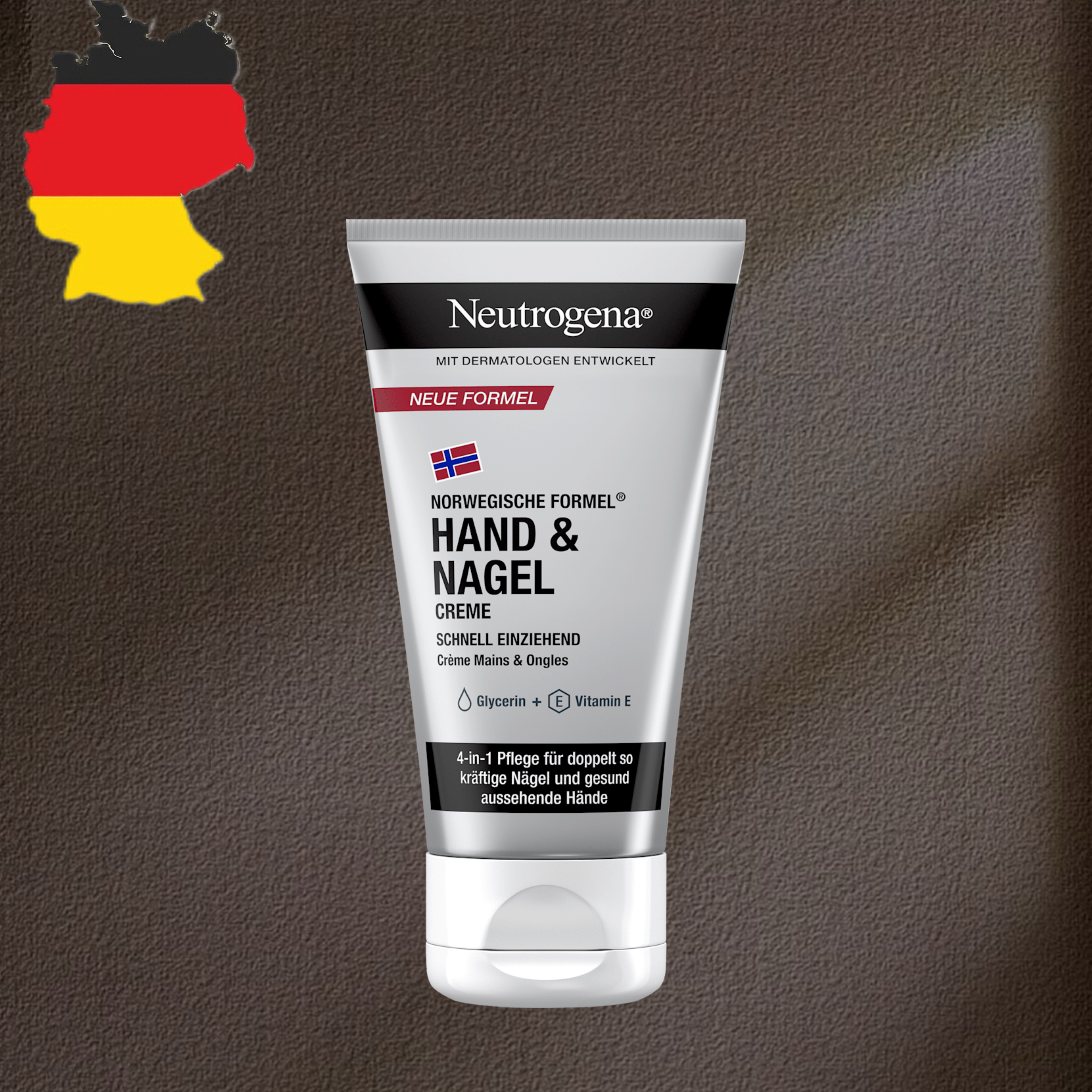 德国代购【全场满300包邮】Neutrogena手部指甲迅速吸收乳霜75ml