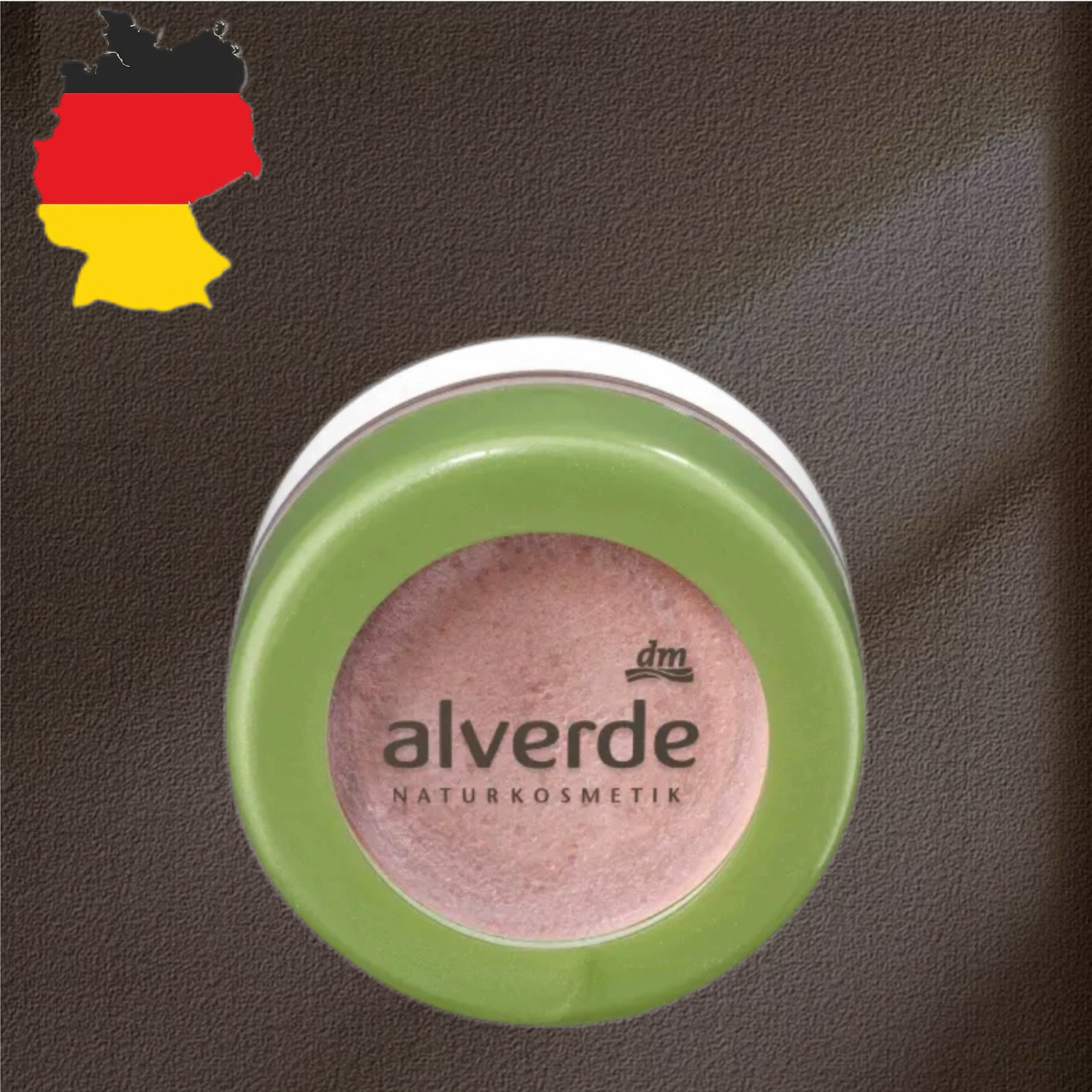 德国代购满300包邮alverde艾薇德20号玫瑰色高光眼影二合一5ml