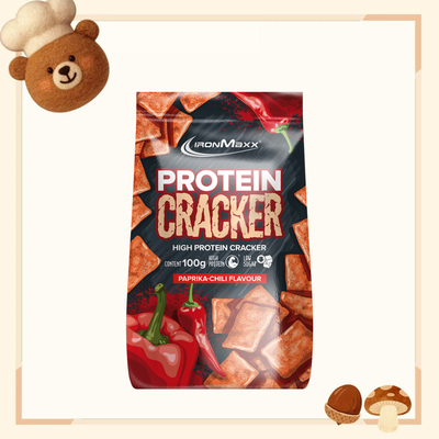 德国代购【全场满300包邮】IRONMAXX高蛋白脆片香辣味100g