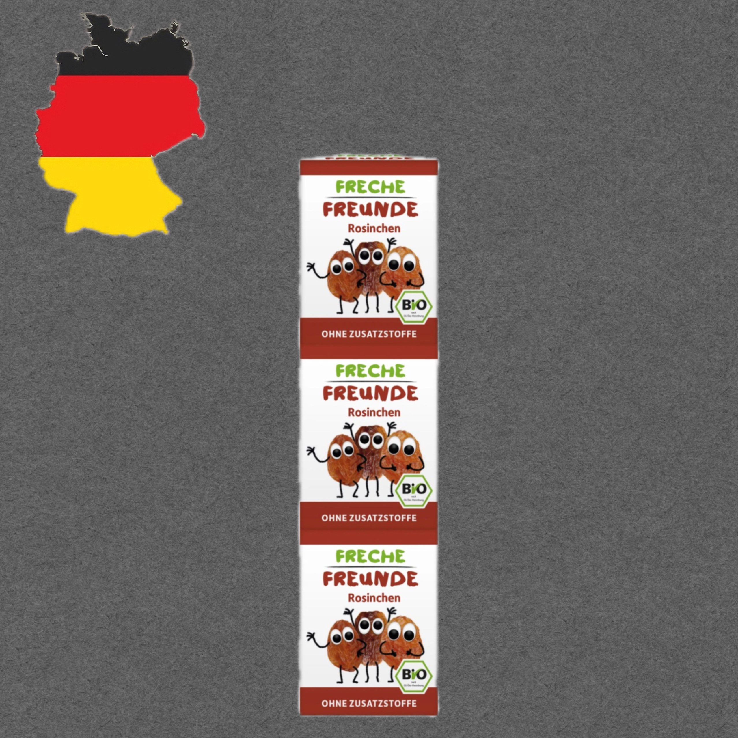 德国代购【全场满300包邮】fruche freunde有机葡萄干3袋&times;14g