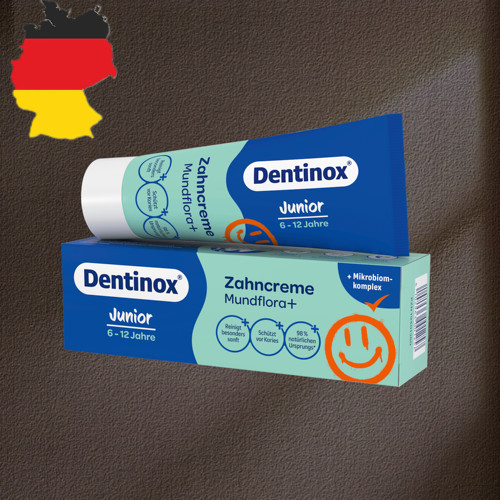 德国代购【全场满300包邮】Dentinox6-12儿童牙膏75ml