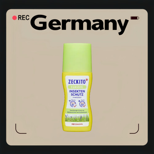 德国代购【全场满300包邮】ZECKITO经典蚊虫叮咬喷雾100ml