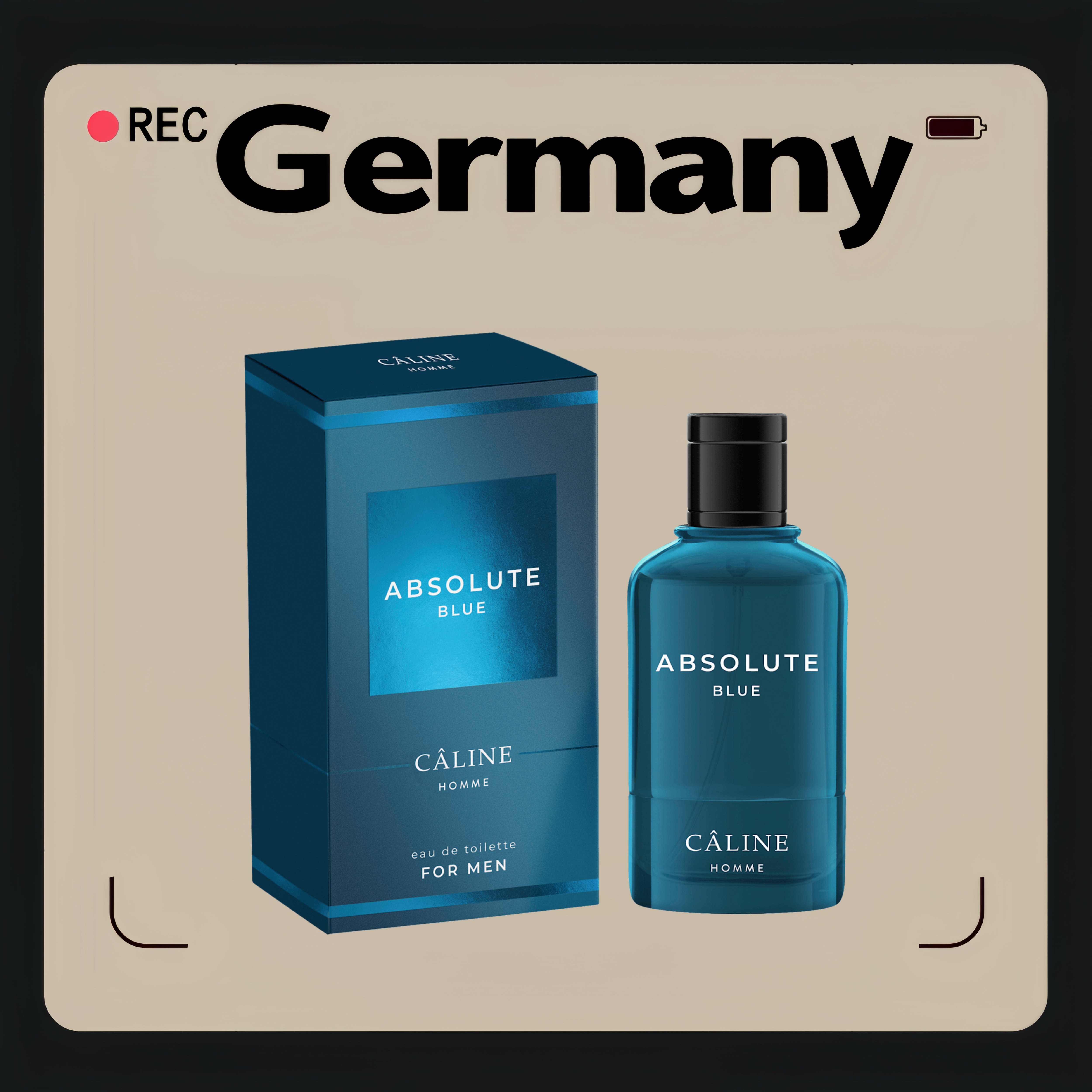 德国代购【全场满300包邮】CALINE蔚蓝EDT男士香水60ml