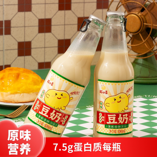 稻小豆原味豆奶0香精0反式脂肪酸