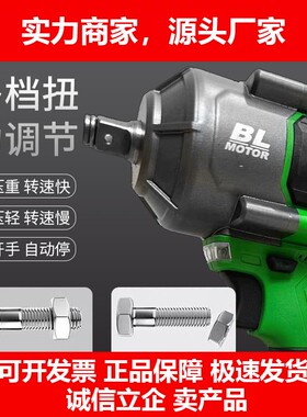 德国十大品牌无刷电动扳手800N大妞力汽修冲击扳手48V88V84D电池
