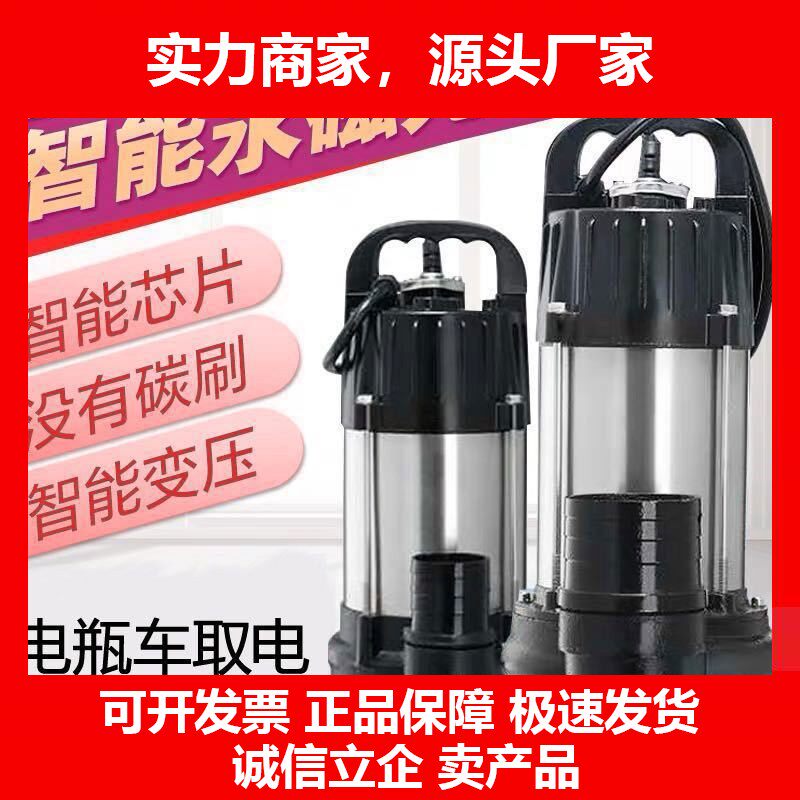 直流不锈钢潜水泵高扬程大流量2寸3寸电动车电瓶车抽水机十大品牌