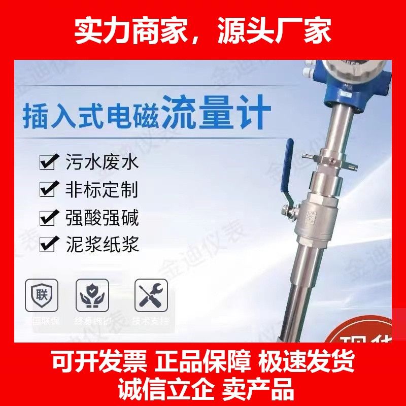 德国十大品牌智能插入式一体分体大口径电磁流量计液体废水自来水,五金/工具,流量计,淘宝优惠券,粉丝福利购,淘宝优惠卷