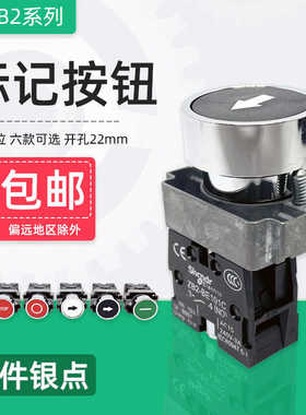 箭头按钮开关XB2BA3351C BA3341C BA3311 BA4322 BA4342功能符号