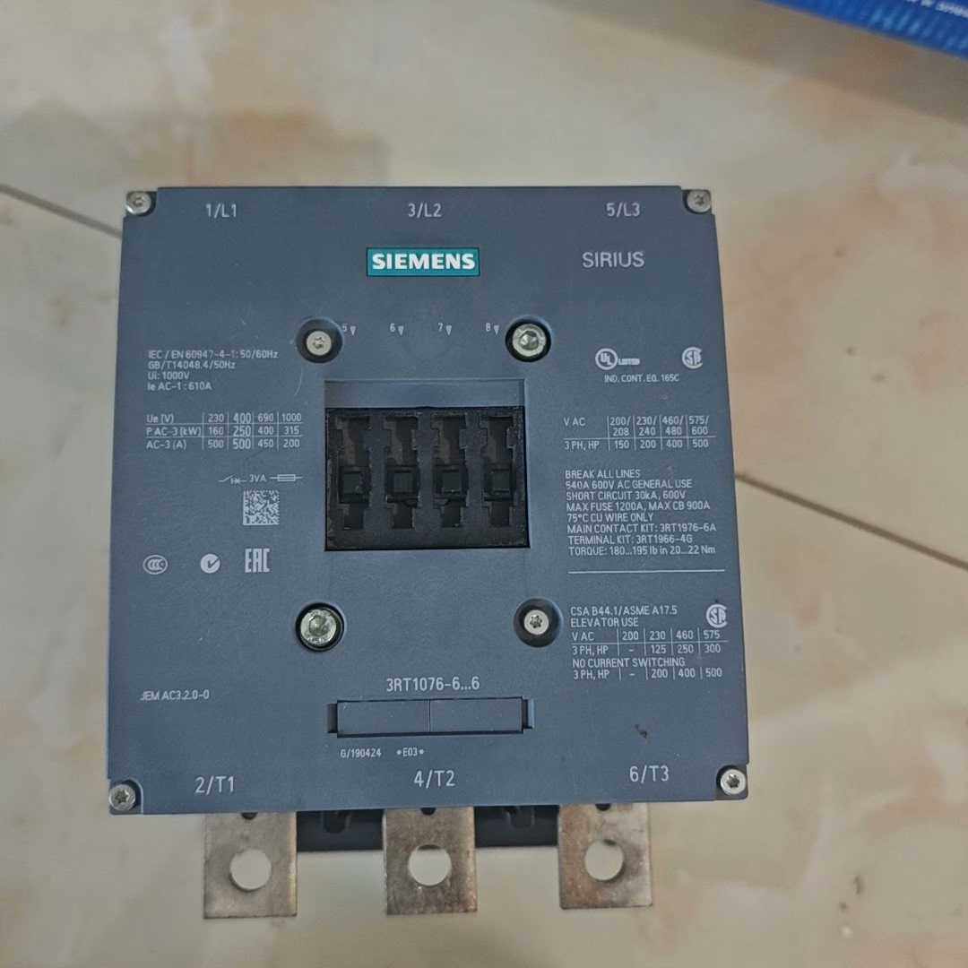【顺庆】3RT1076-6AP36 西门子接触器 黑色新款 裸机 全【议价】