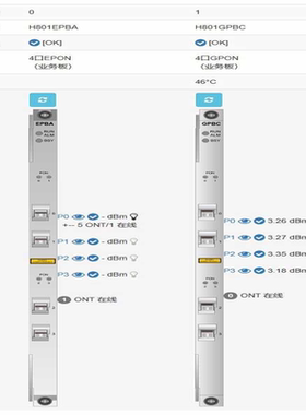 【顺庆】hw OLT业务板 EPBA GPBC 各一块、功能正常、无【议价】