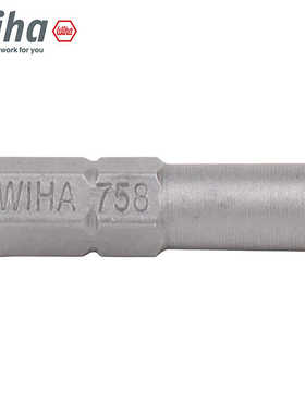 wiha威汉微型批头转接头1/4转6.35MM转4MM磁性转换头758 39964