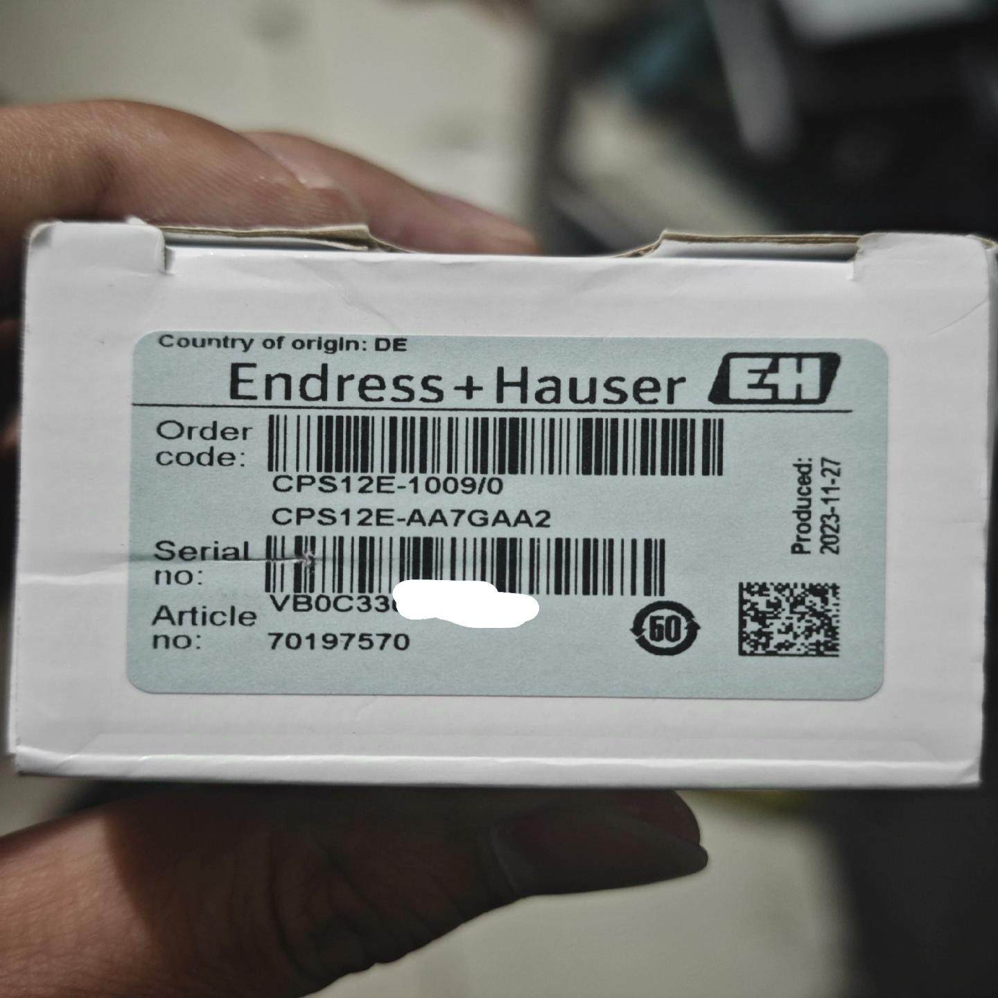 【顺庆】E+H CPS12E-AA7GAA2 CPS12E-1009【议价】