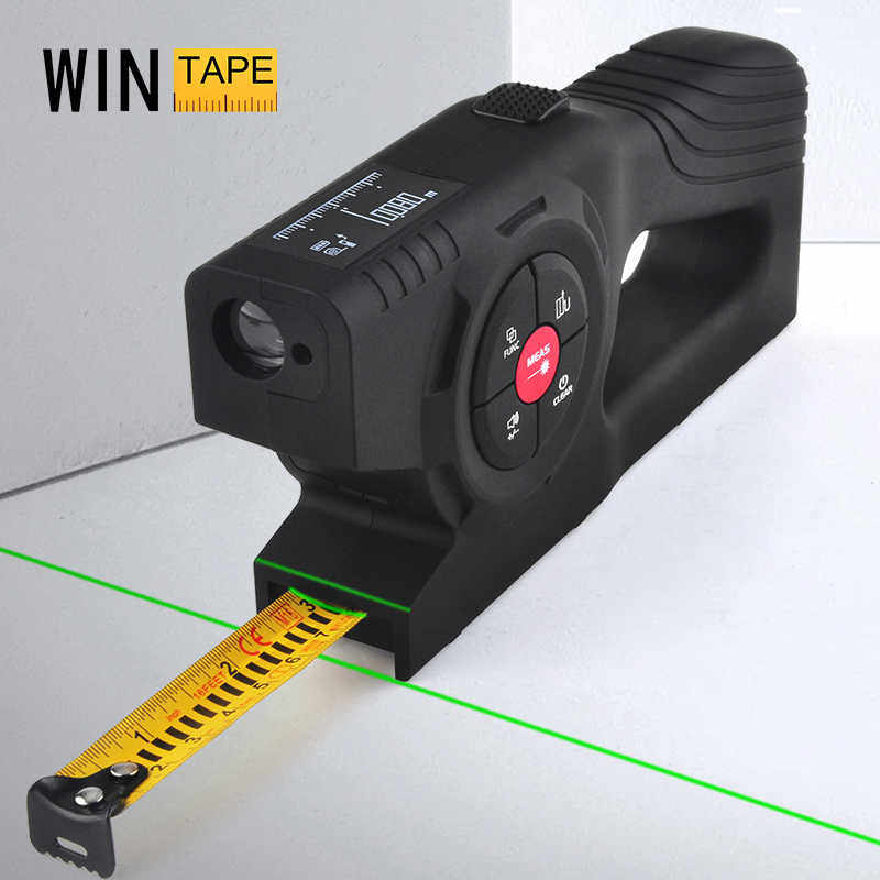 wintape数显激光测距仪激光卷尺三合一智能电子测量尺充电多功能