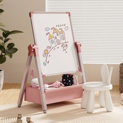 画板儿童家用支架式磁性教学小黑板宝宝可擦写字幼儿涂鸦双面白板
