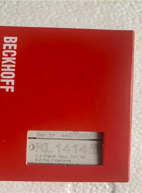 倍福模块 KL1414   包装齐全 （基数电子）