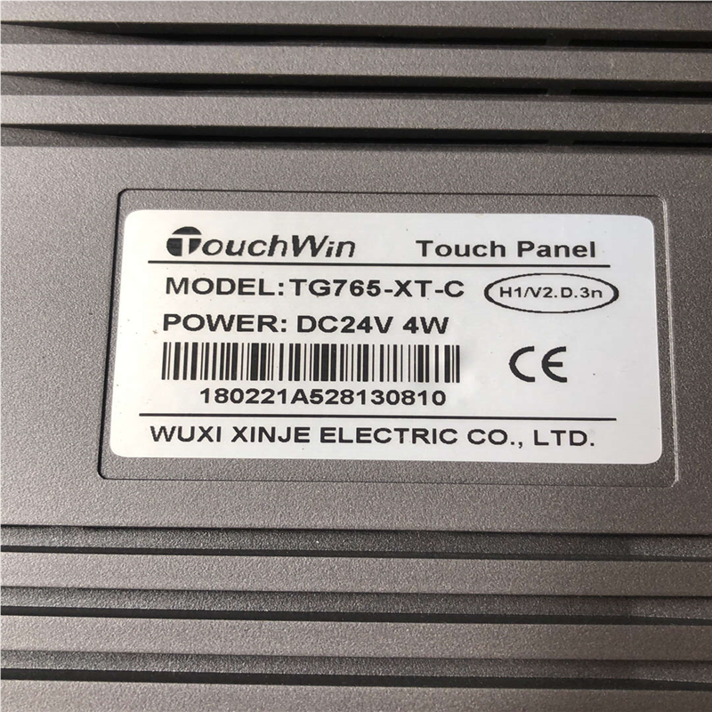 议~信捷TG765-XT-C   版本(H1/V2．D．3n)。