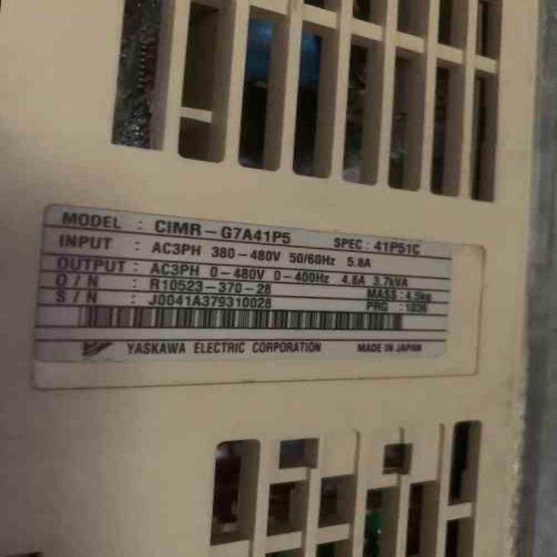 议~CIMR-G7A41P5   YASKAWA 变频器，件